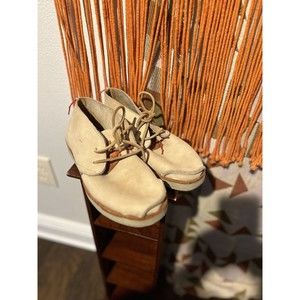 Satorisan Avery Shoes Size 37 7 Sundance Beige Primitive Comfort Chukka
